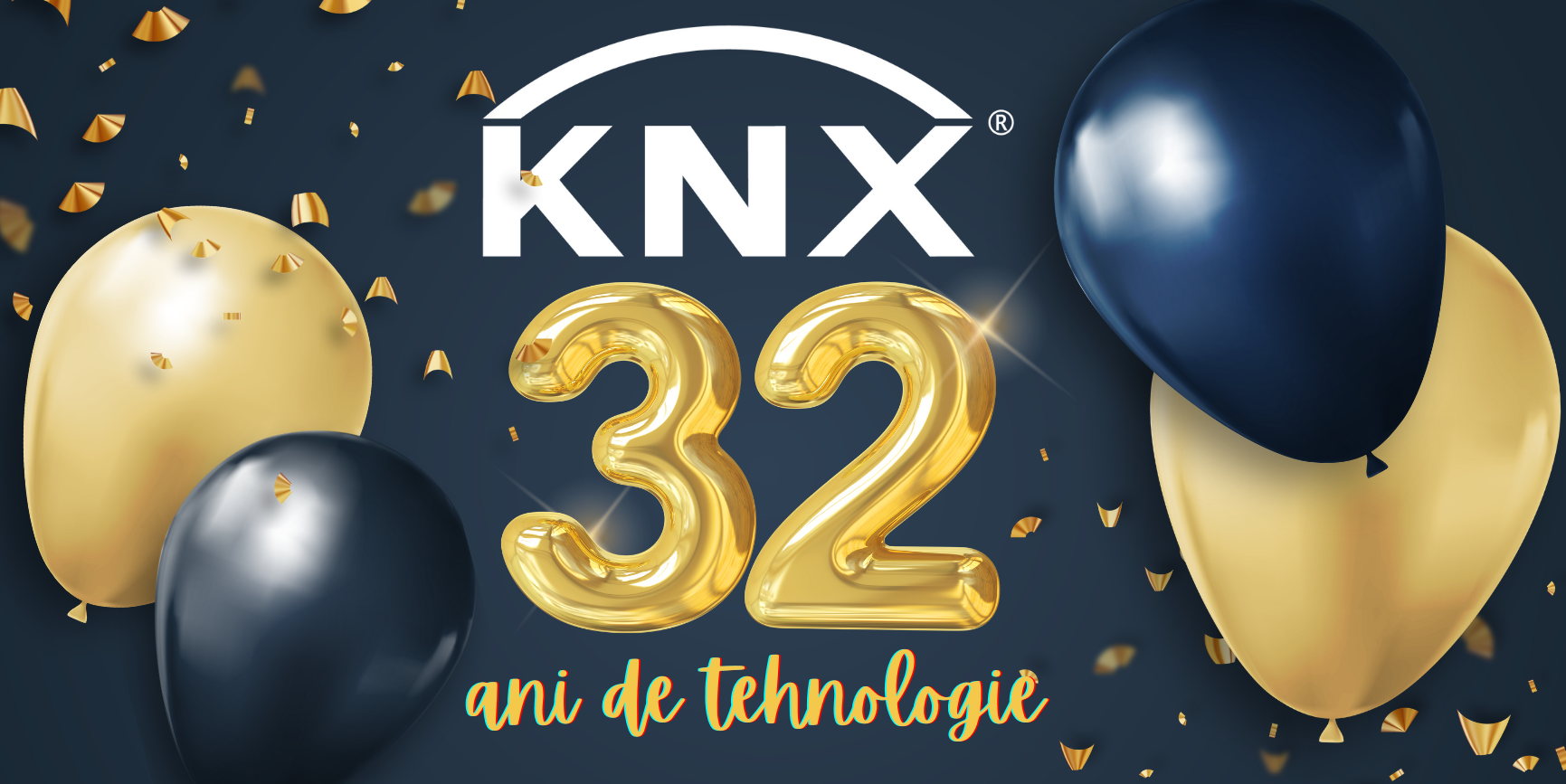 Sarbatorim cei 32 ani KNX  cu promotie -15% la cursurile KNX