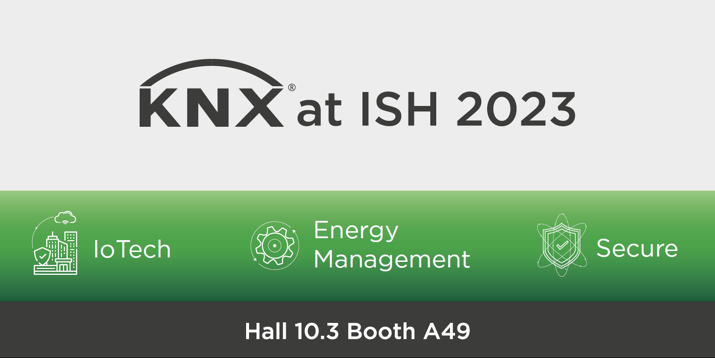 KNX shows answers to challenges and trends in the HVAC industry at ISH 2023