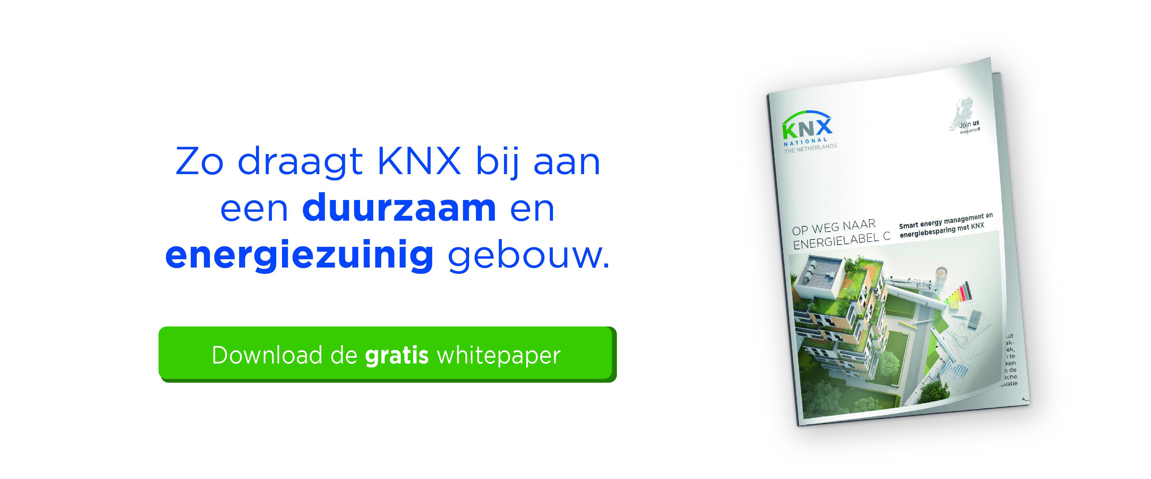 KNX Nederland biedt handvatten voor gebouwverduurzaming met nieuw whitepaper